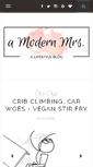 Mobile Screenshot of amodernmrs.com